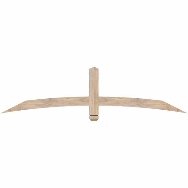 Ekena Millwork Bellingham Smooth Timber Gable Bracket, Douglas Fir, 72"W x 18"H x 1 1/2"D x 3 1/2"F, 6/12 Pitch GBW072X18X0204BEL00SDF - main
